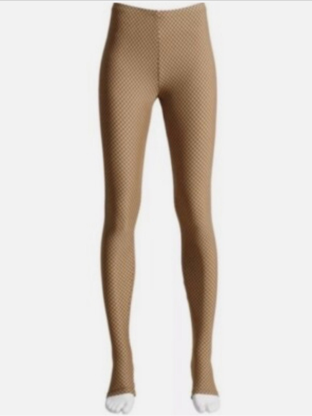 RARE!Maison Martin Margiela Beige Fishnet Leggings size 8 NWOT
